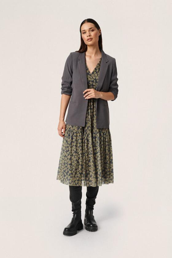 SOAKED IN LUXURY Blazer Shirley 30403608 magnet grau