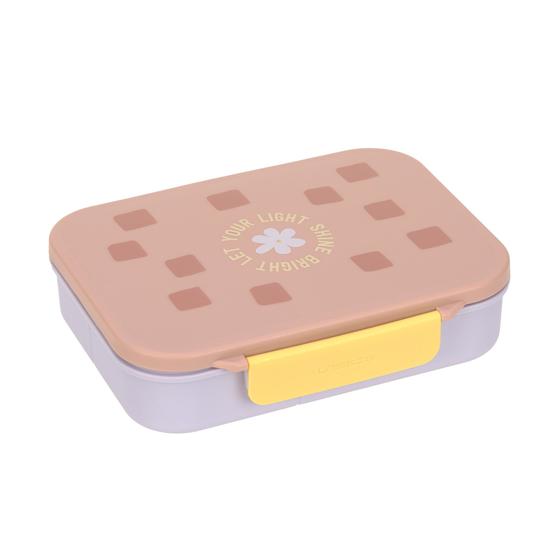 Lässig Brotdose - Bento Lunchbox Pattern Party Rosa