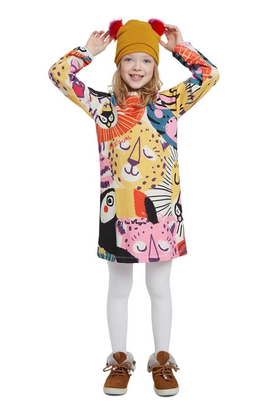 Sweatkleid "Oaxaca" mit wildem Muster, Baumwolle