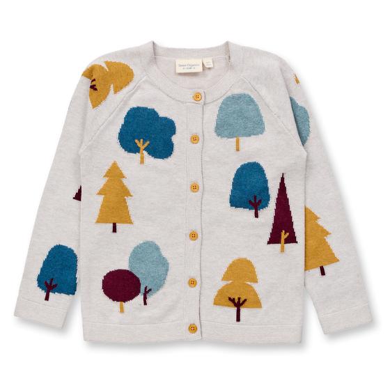 Strickjacke "OVA", Biobaumwolle, GOTS-zertifiziert, cream