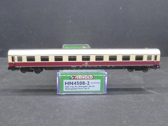 Arnold 4508-2 Rheingold Reisezugwagen Avmz EPVi DB AG der AKE creme/rot Spur N OVP