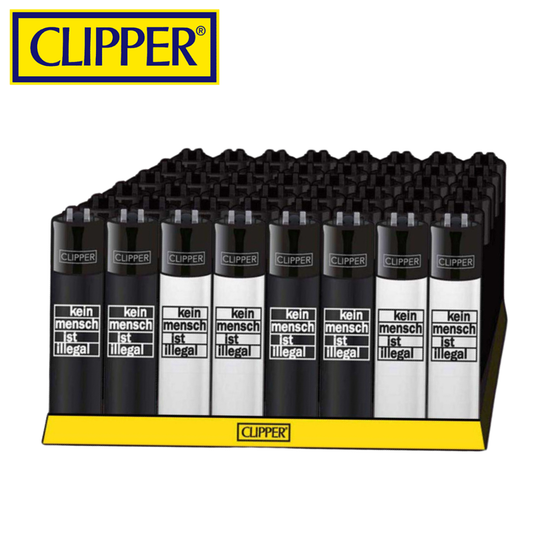 Feuerzeug, CLIPPER®, Kein Mensch, weiß