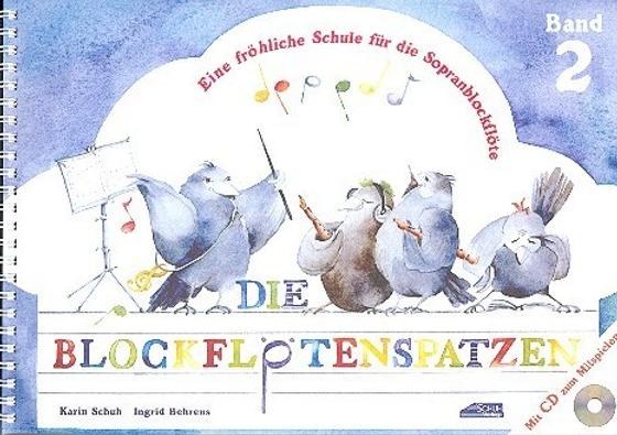 Der Blockflötenspatz Band 2 +CD 