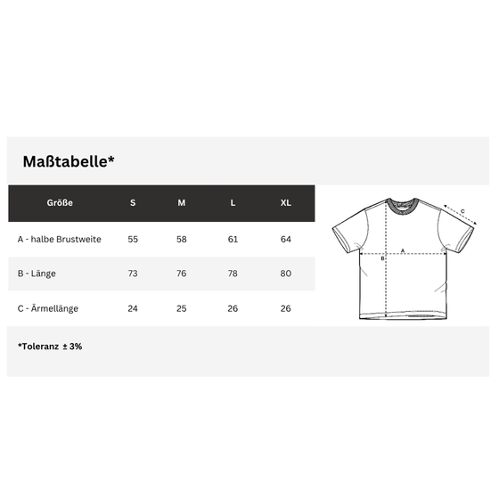 goldmarie LOVE PEACE MOIN T-Shirt - weiß - Unisex
