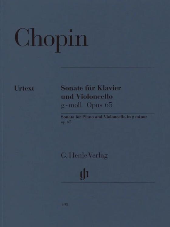 Sonate für Violoncello und Klavier g-Moll op. 65