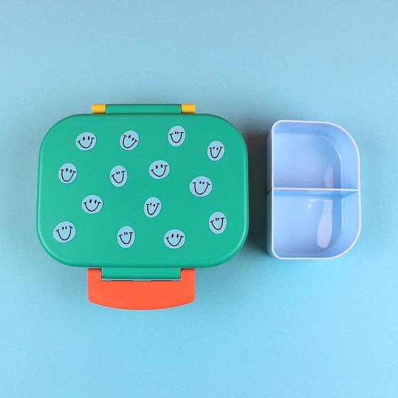 ava&yves Brotdose Lunchbox Grün Ocker Hellbau