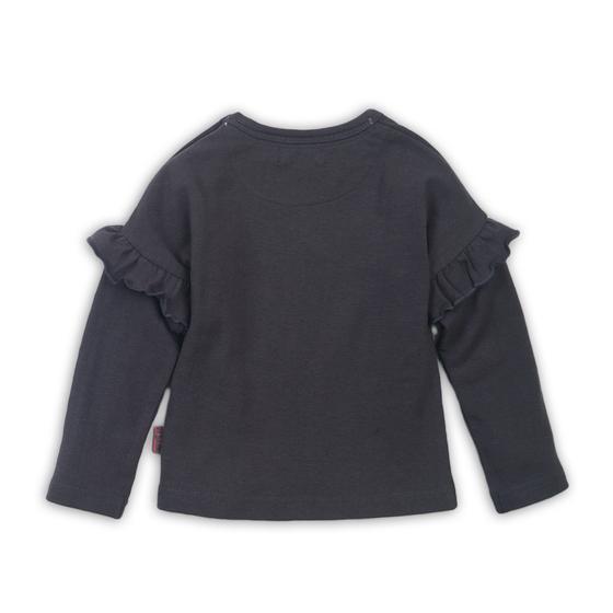 Langarmshirt mit Troddeln, Baumwolle