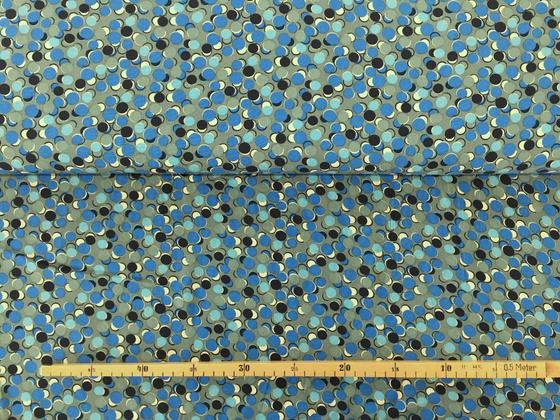 Viskose Twill Dots khaki