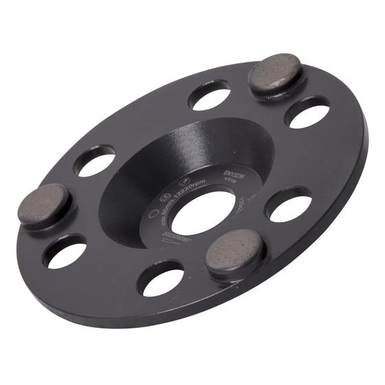 Restposten<br>Diamant Schleifteller <br> zum Schleifen von Holz <br> Ø 125 mm x Körnung #50 <br> Bohrung 22,23 mm