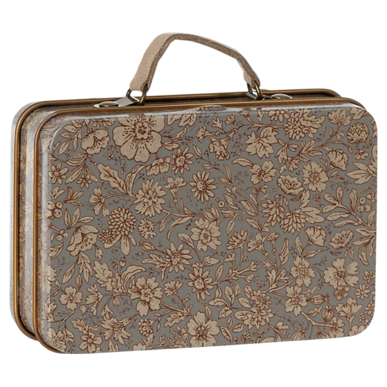 Maileg Kleiner Koffer Blossom Grau