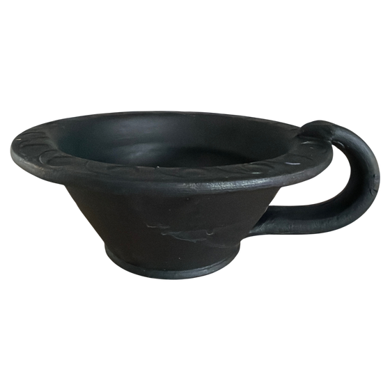 Makal schwarz - Räuchergefäß aus Ton