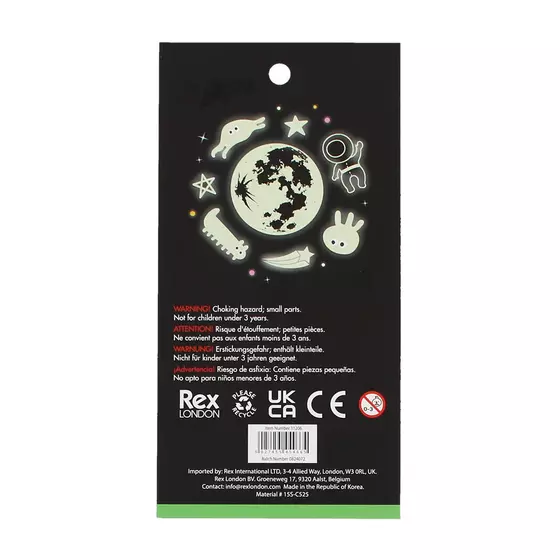Rex London 3D Aufkleber Weltraum