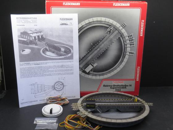 Fleischmann 9152 000 Elektro Drehscheibe, mit Schalter Spur N