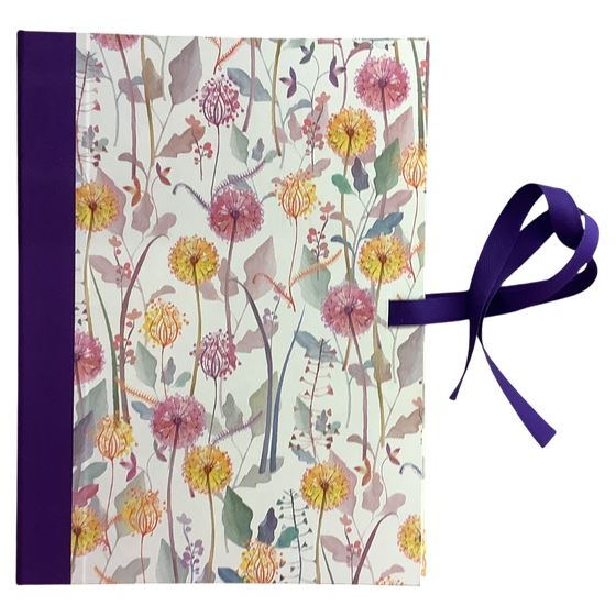 Sammelmappe - Wiesenblumen, Italienisches Buntpapier