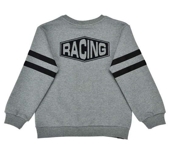 Sweatshirt "Urban", angeraut, green-melange