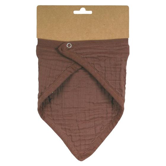 Müsli by Green Cotton Musselin Bib Brown Sugar