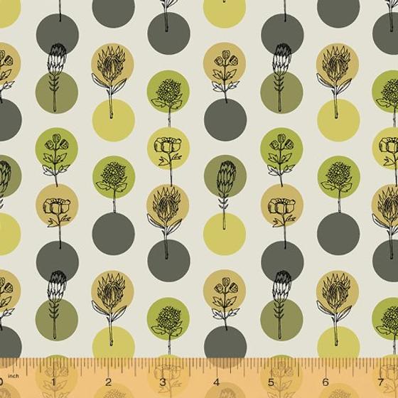 Jaye Bird Flower Polka Dots grün