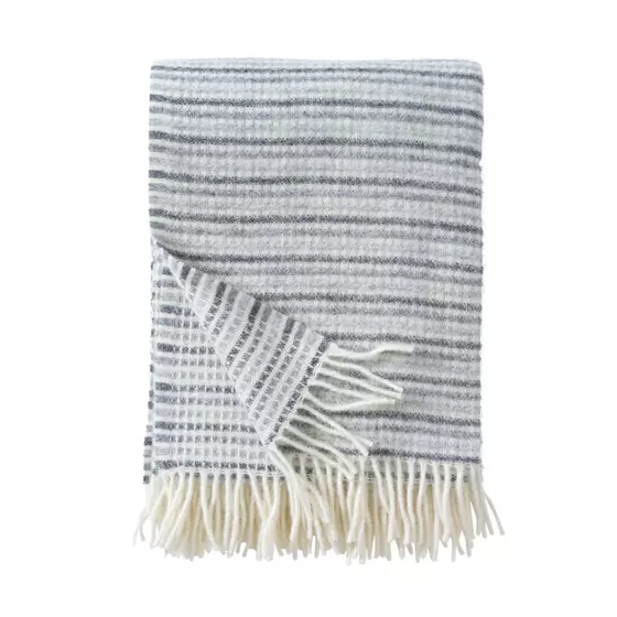 Klippan Wolldecke TINT Grau