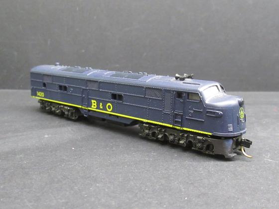 Atlas 1300 301 US Diesellok Alco PA-1 Baltimore & Ohio B&O 1420 blau mit Motor Spur N