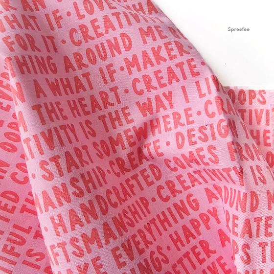 Hand Made Words Damask Love Riley Blake