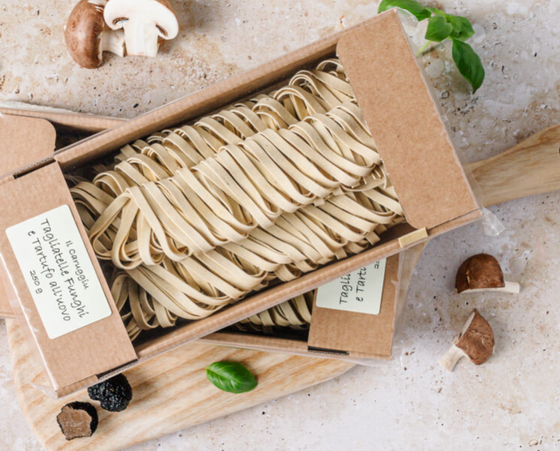 Eier-Bandnudeln mit Pilzen & Trüffel, 0,25 kg