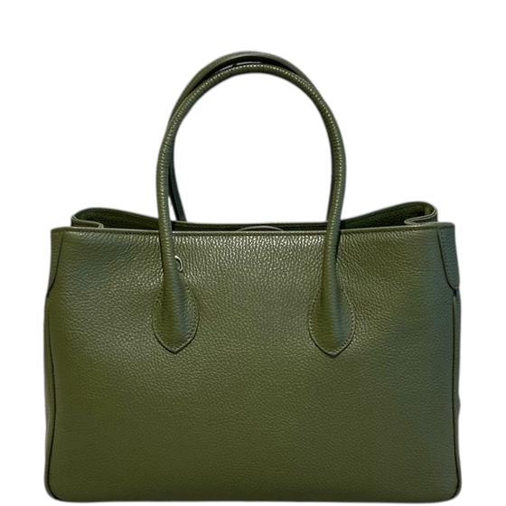 Maxima Handtasche mittel oliv grün