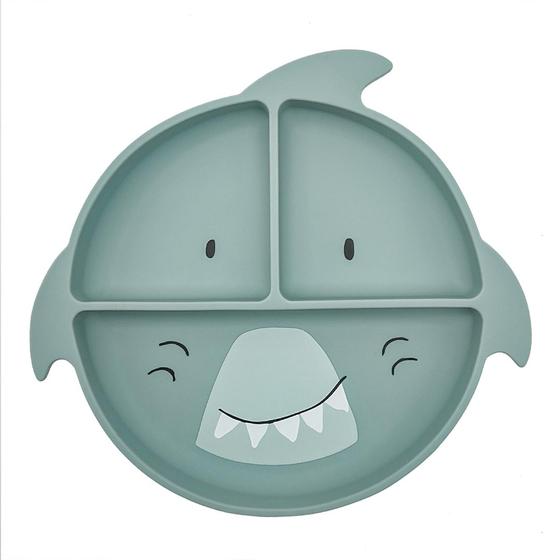 Trixie Silikon-Esslernteller mit Saugnapf Mr. Shark