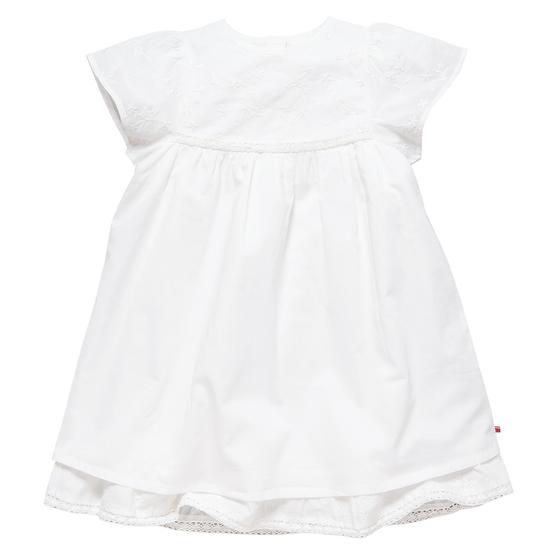 People wear Organic Kleid Kurzarm Gemustert Weiß