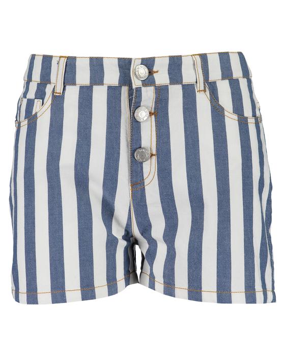 Shorts, blau-gestreift, reine Baumwolle