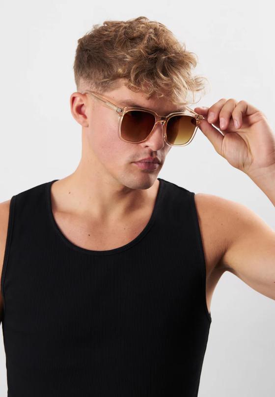 eco SHADES Sonnenbrille MORELLO - transparent champagne - Unixes