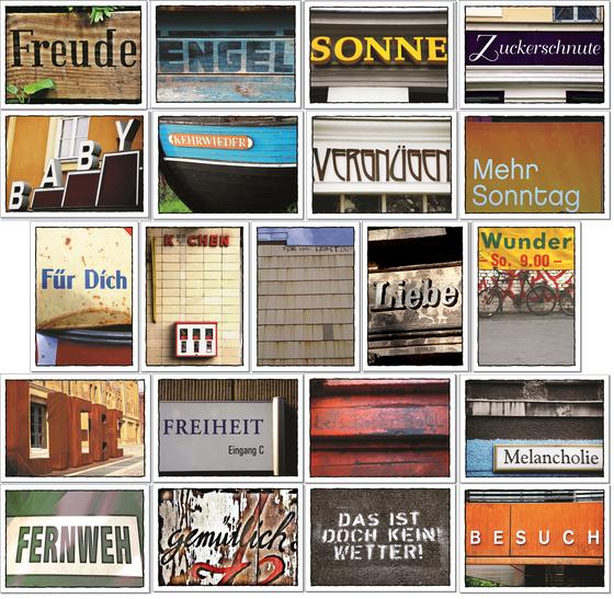 Postkarten-Set "Für Dich" - Mix aus Fotopostkarten
