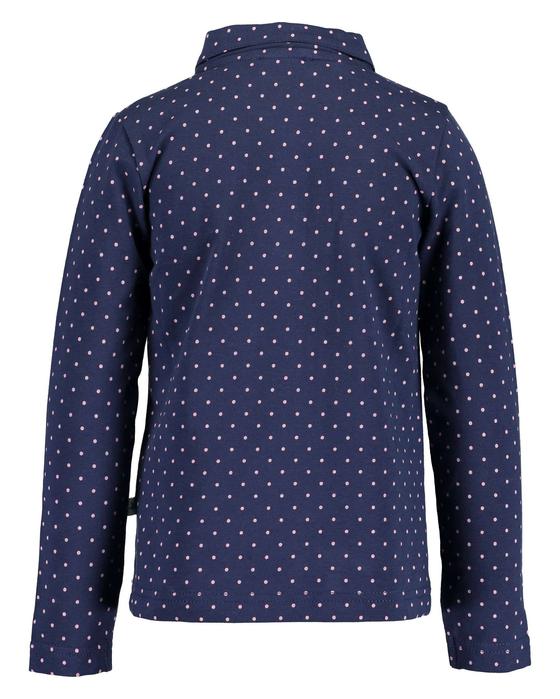 Poloshirt, Sweatbluse im süßen Pünktchen-Design