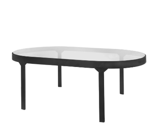 Tisch | Couchtisch Roma - schwarz