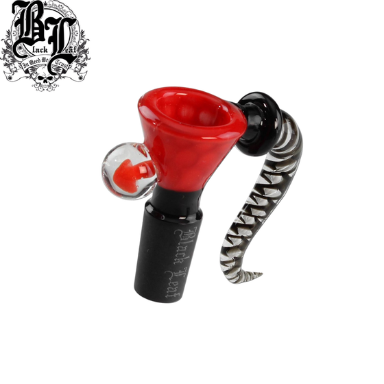 Glaskopf, Black Leaf®, Glaskunst - Rot, 14er