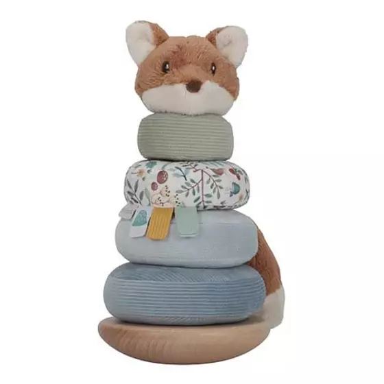 Little Dutch Stapelturm mit Ringen Forest Friends