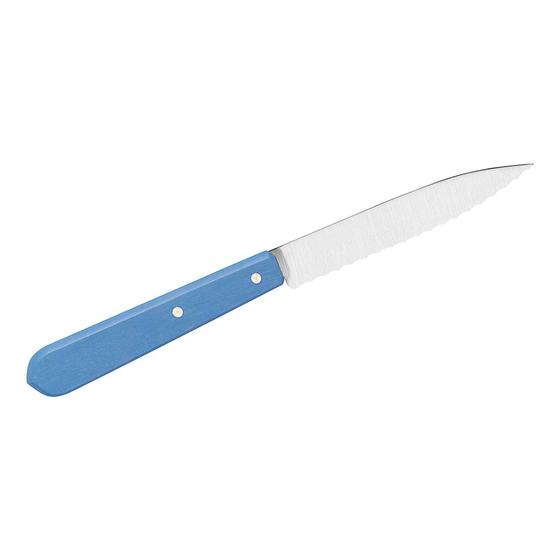 Opinel Tomatenmesser Buchenholzgriff Blau 
