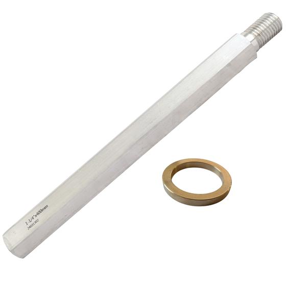1 ¼&Prime; Verlängerung <br> aus Aluminium <br> Nutzlänge 100 - 400 mm