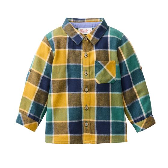 People wear Organic Flanell Hemd Bunt Kariert