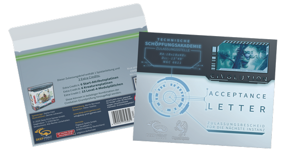 Civolution: Acceptance Letter - Pegasus Spiele