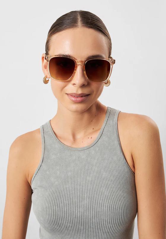 eco SHADES Sonnenbrille MORELLO - transparent champagne - Unixes