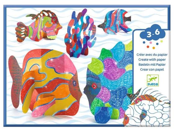 Djeco Basteln mit Papier Unter Wasser