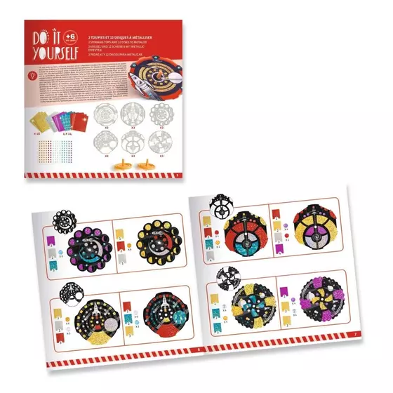 Djeco DIY Kreisel Hypno Cosmos