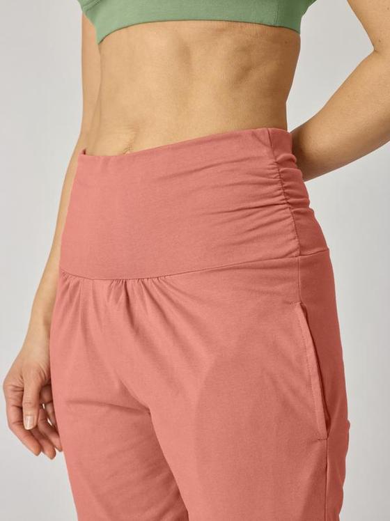 Lotuscrafts Organic Womens Yoga Pant 3/4 Withered Rose