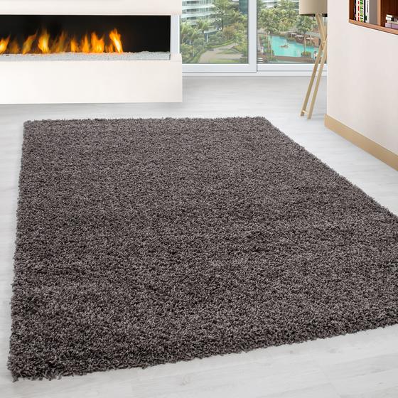 LIFE Shaggy 160 x 230 cm taupe/acik kahve