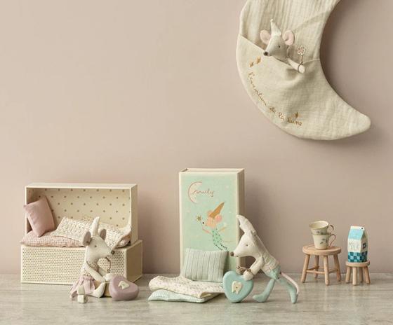 Maileg Zahnfeemaus Kleiner Bruder in Streichholzschachtel