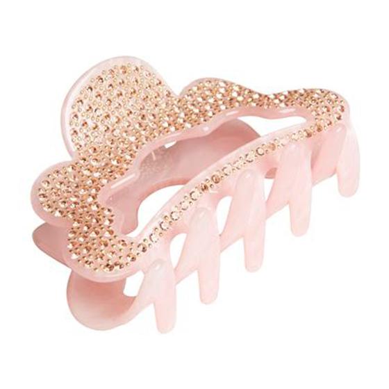 hello love Haarklammer PIA - Acetat - rose-glitzer