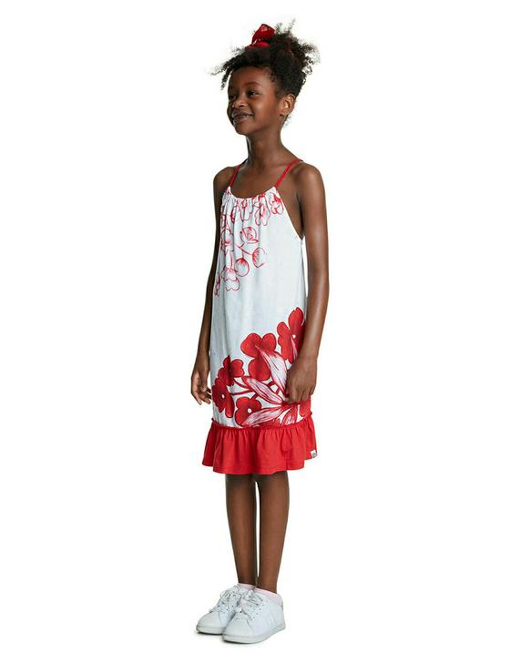 Kleid "Mexiko" im Blumen-Glitzer-Design