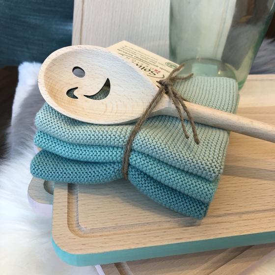 Holzlöffel mit Zwinkerauge