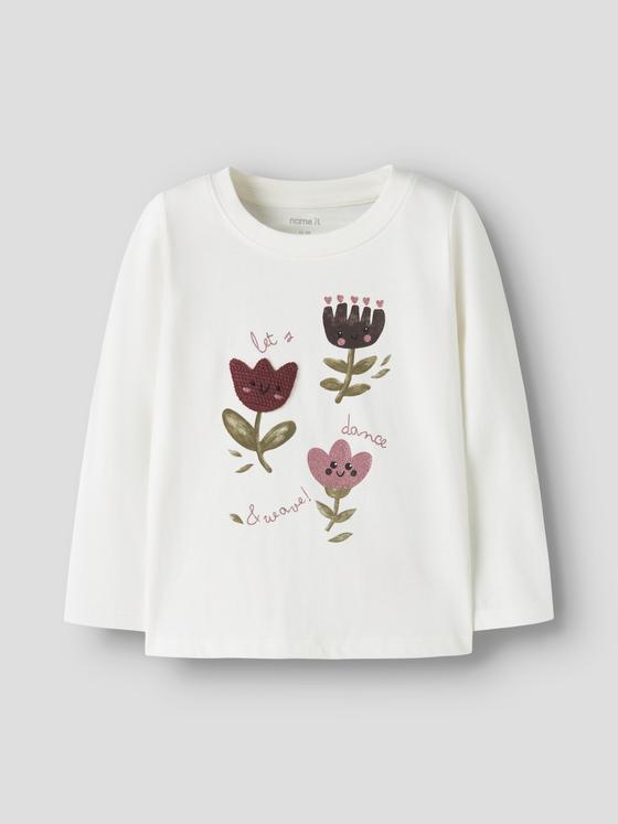 Name It Langarmshirt Lets Dance Cloud Dancer