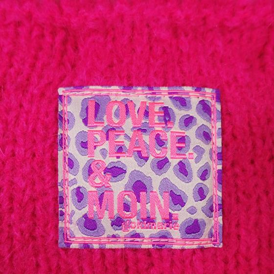 goldmarie Pullover LOVE PEACE MOIN - pink